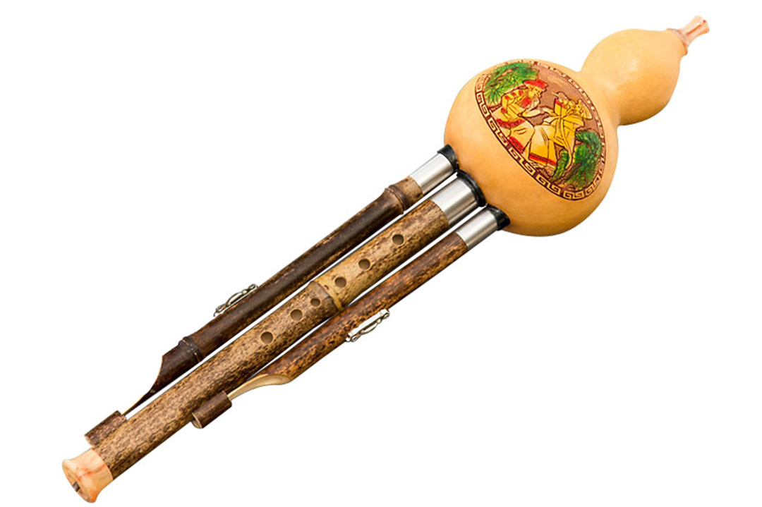  紫竹三铜套教学型可拆可卸专业葫芦丝
